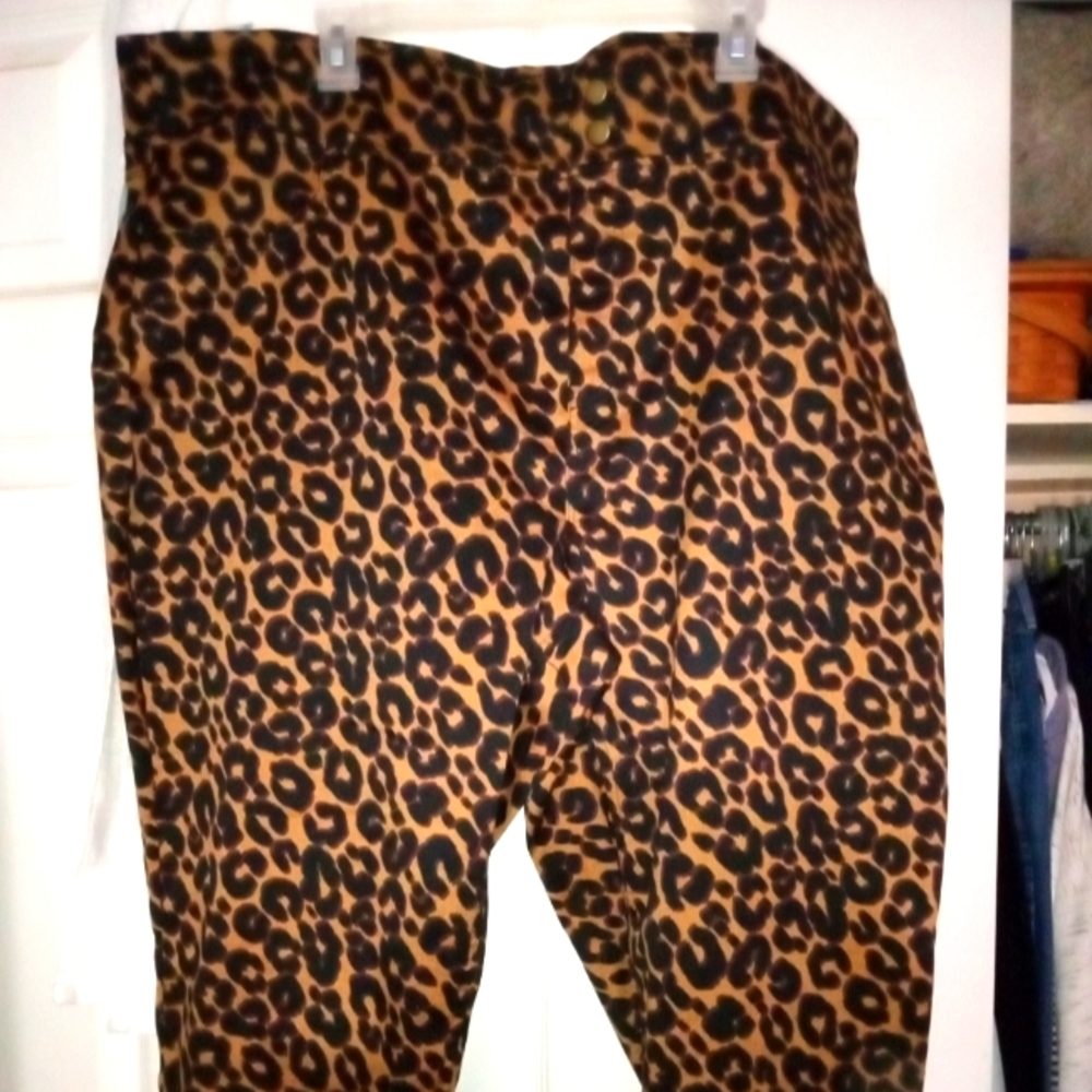Leopard Print Pants